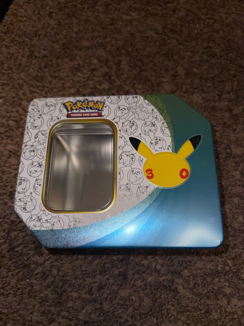 Empty Pokemon 30th Celebration Tin